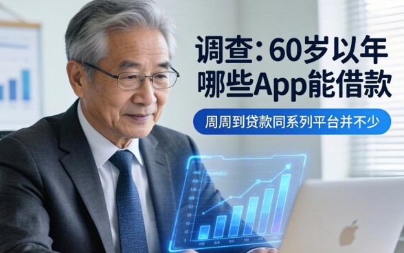 我调查了60岁以上哪些app能借款，发现周周到贷款同系列平台并不少