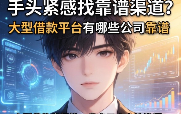 手头紧想找靠谱渠道？大型借款平台有哪些公司靠谱？盘点五个主流选择