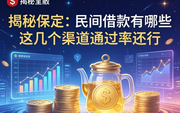 揭秘保定的民间借款有哪些，这几个渠道通过率还行