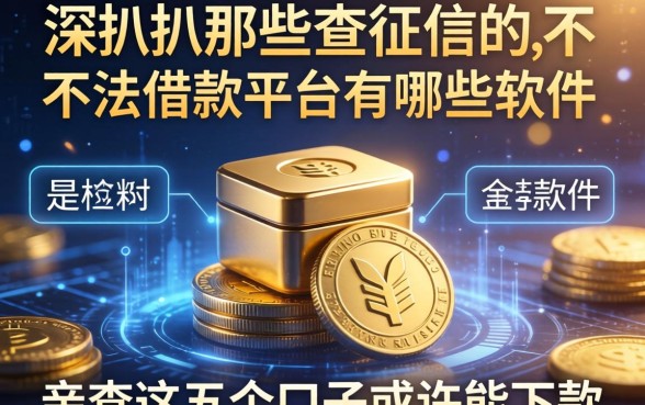 深扒那些不查征信的不法借款平台有哪些软件，亲测这五个口子或许能下款