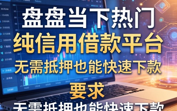盘点当下热门的纯信用借款平台，无需抵押也能快速下款