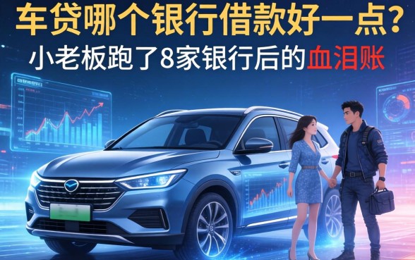 车贷哪个银行借款好一点？小老板跑了8家银行后的血泪账
