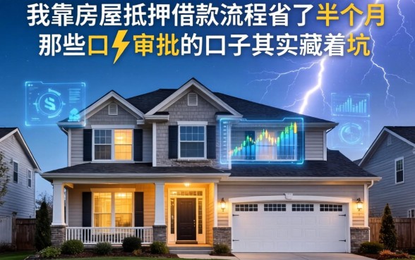 我靠房屋抵押借款流程省了半个月，那些闪电审批的口子其实藏着坑
