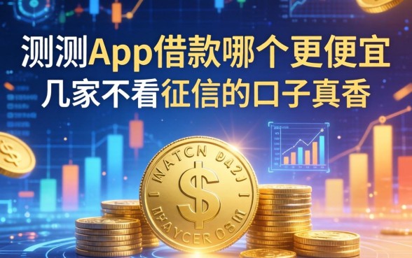 实测app借款哪个更便宜，这几家不看征信的口子真香