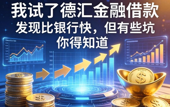 我试了德汇金融借款，发现比银行快，但有些坑你得知道