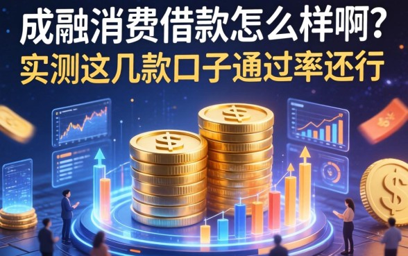成融消费借款怎么样啊?实测这几款口子通过率还行