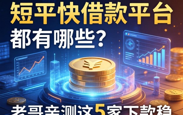 短平快借款平台都有哪些？老哥亲测这5家下款稳