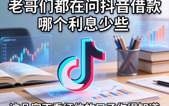 老哥们都在问抖音借款哪个利息少些，这几家不看征信的口子你得知道