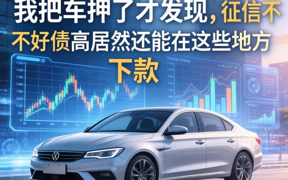我把车押了才发现，征信不好负债高居然还能在这些地方下款