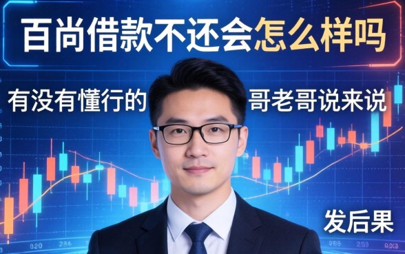 百尚借款不还会怎么样吗，有没有懂行的老哥来说说后果？