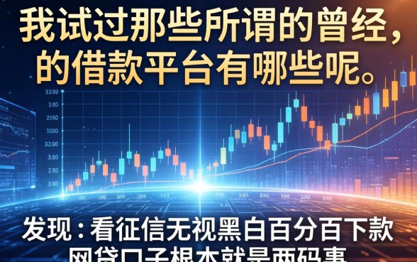 我试过那些所谓的曾经的借款平台有哪些呢，发现不看征信无视黑白百分百下款网贷口子根本就是两码事