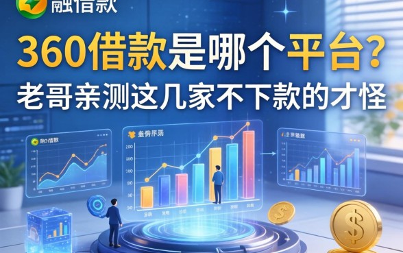 360借款是哪个平台？老哥亲测这几家不下款的才怪