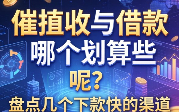 催收与借款哪个划算些呢？盘点几个下款快的渠道