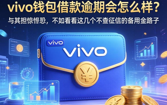 vivo钱包借款逾期会怎么样？与其担惊受怕，不如看看这几个不查征信的备用金路子