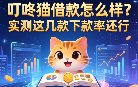 叮咚猫借款怎么样？实测这几款下款率还行
