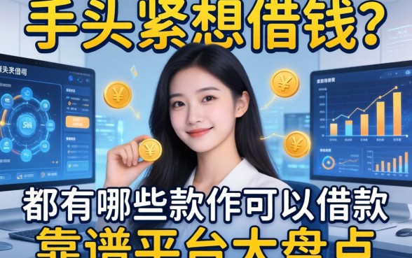 手头紧想借钱？都有哪些软件可以借款的靠谱平台大盘点