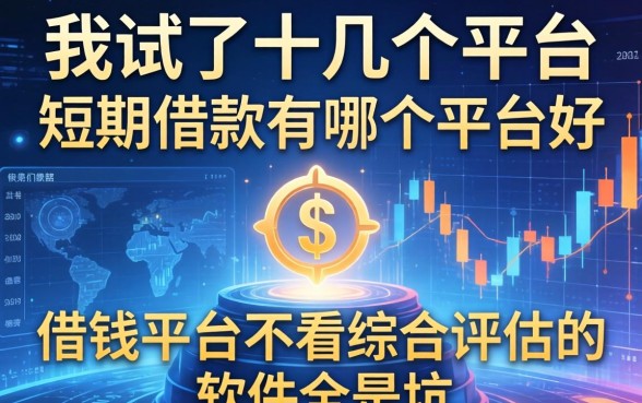 我试了十几个平台，发现短期借款有哪个平台好和借钱平台不看综合评估的软件全是坑