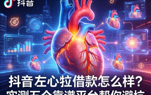 抖音里的左心房借款怎么样？实测五个靠谱平台帮你避坑