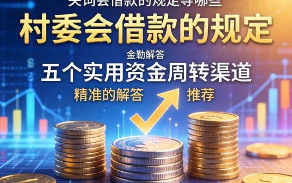 村委会借款的规定有哪些？精准解答与五个实用资金周转渠道推荐