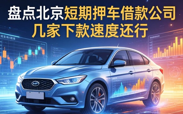 盘点北京短期押车借款公司有哪些，这几家下款速度还行