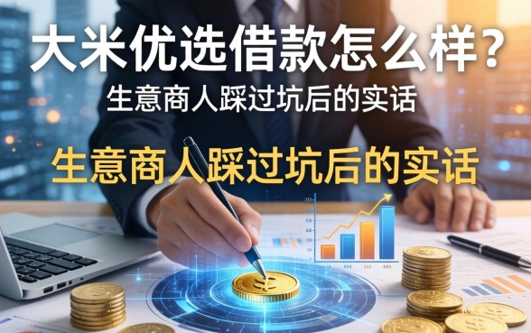大米优选借款怎么样？一个生意人踩过坑后的实话