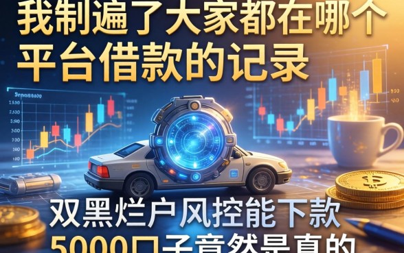 我翻遍了大家都在哪个平台借款的记录，发现双黑烂户风控能下款5000口子竟然是真的