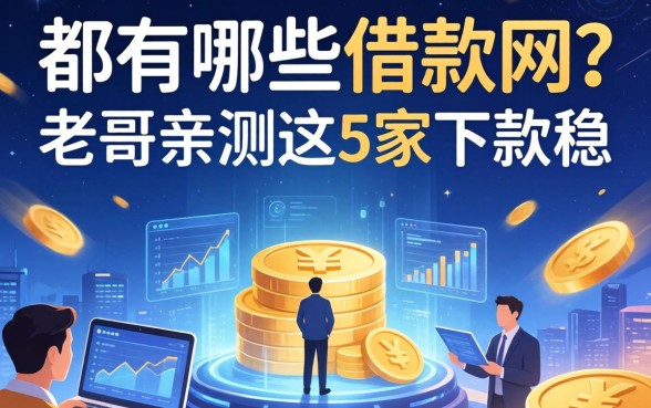都有哪些借款网？老哥亲测这5家下款稳