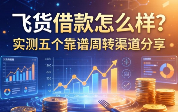 飞货借款怎么样？实测五个靠谱周转渠道分享