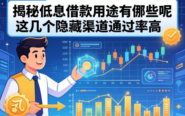 揭秘低息借款用途有哪些呢，这几个隐藏渠道通过率高