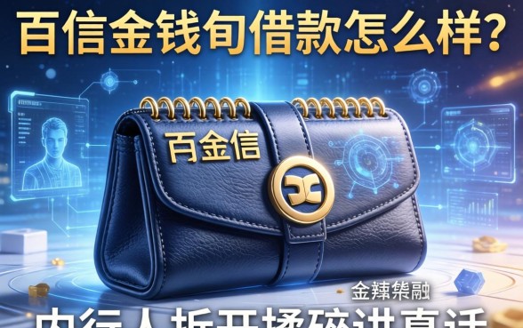 百信金钱包借款怎么样？内行人拆开揉碎讲真话