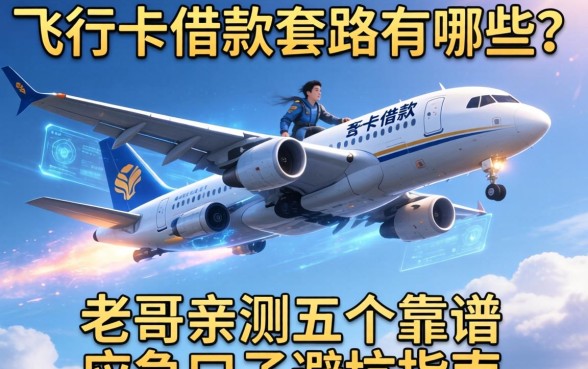 飞行卡借款套路有哪些？老哥亲测五个靠谱应急口子避坑指南