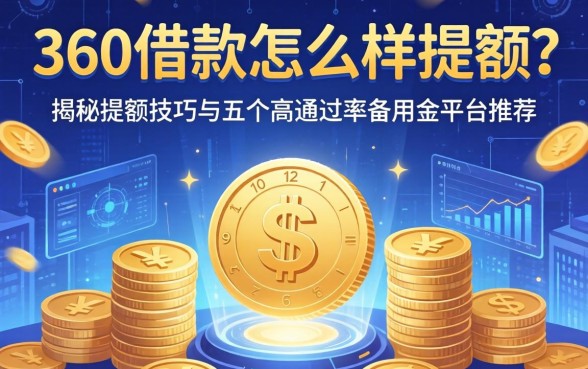 360借款怎么样提额？揭秘提额技巧与五个高通过率备用金平台推荐