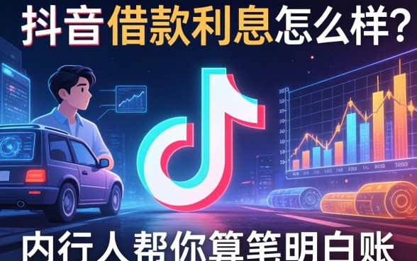 抖音的借款利息怎么样？内行人帮你算笔明白账