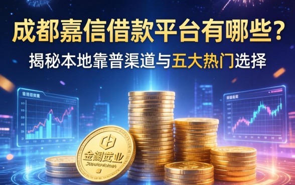 成都嘉信借款平台有哪些？揭秘本地靠谱渠道与五大热门选择