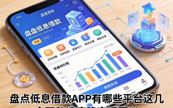 盘点低息借款app有哪些平台，这几个下款速度确实还可以
