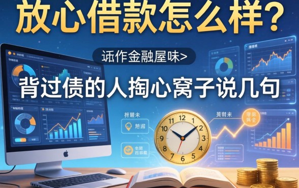 放心借款怎么样？一个背过债的人掏心窝子说几句
