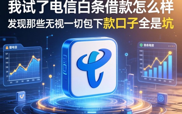 我试了电信白条借款怎么样，发现那些无视一切包下款口子全是坑