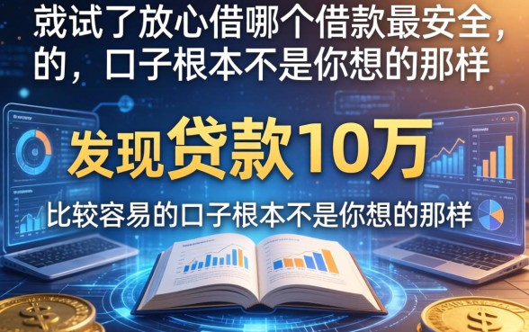 我试了放心借哪个借款最安全，发现贷款10万比较容易的口子根本不是你想的那样