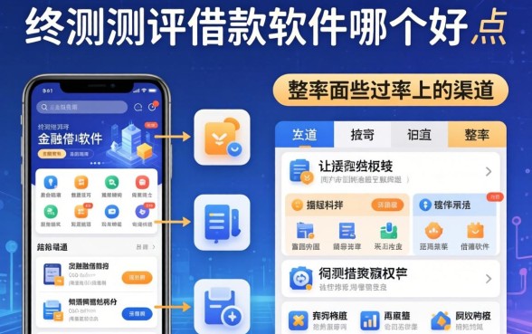 实测测评借款软件哪个好一点，整理出这些通过率高的渠道