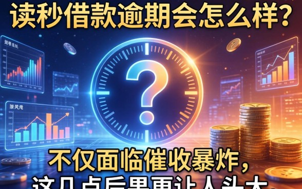读秒借款逾期会怎么样？不仅面临催收轰炸，这几点后果更让人头大