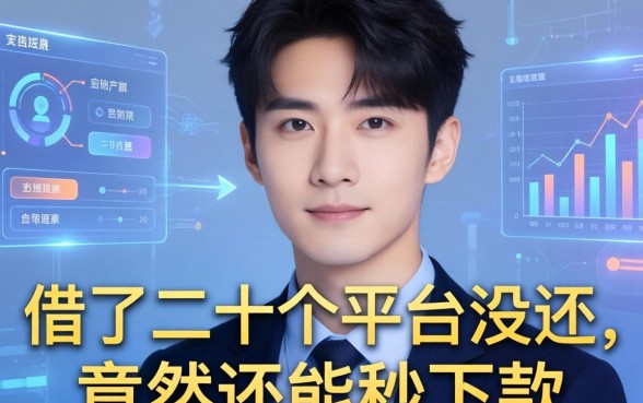 我借了二十个平台没还，竟然还能秒下款