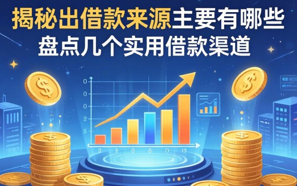 揭秘出借款来源主要有哪些，盘点几个实用的借款渠道