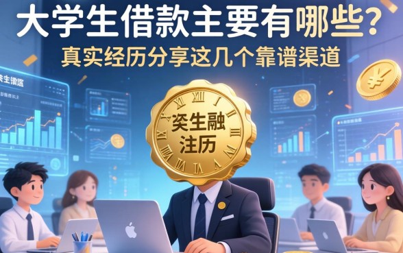 大学生借款主要有哪些？真实经历分享这几个靠谱渠道