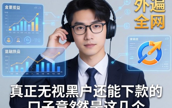 我翻遍了全网，发现真正无视黑户还能下款的口子竟然是这几个
