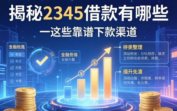 揭秘2345借款有哪些，整理出这些靠谱下款渠道