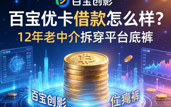 百宝优卡借款怎么样？12年老中介拆穿平台底裤