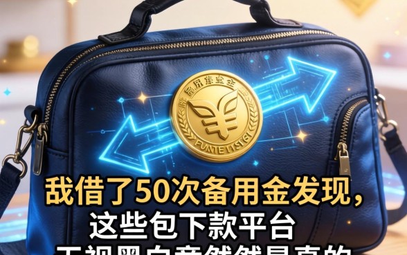 我借了50次备用金发现，这些包下款平台无视黑白竟然是真的