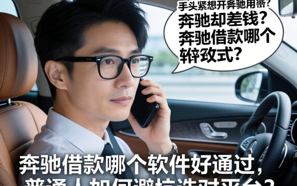 手头紧想开奔驰却差钱？奔驰借款哪个软件好通过，普通人如何避坑选对平台？