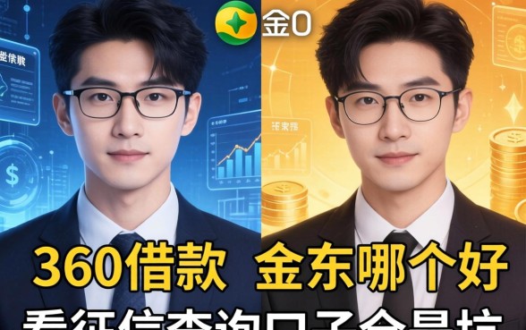 我对比了360借款和金东哪个好，发现那些不看征信查询的口子全是坑