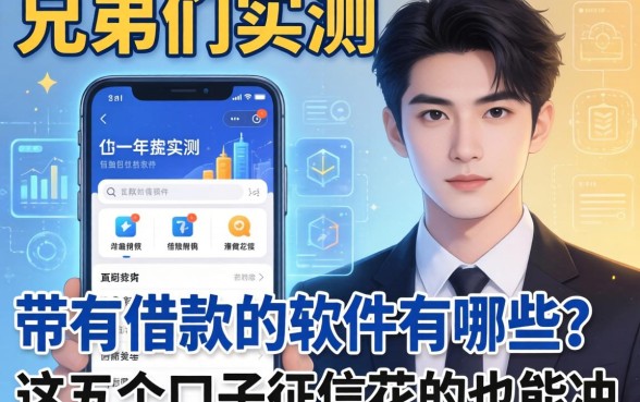 兄弟们实测：带有借款的软件有哪些？这五个口子征信花的也能冲